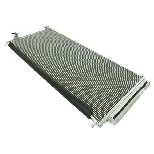 Image of TRQ A /C Condenser and Receiver Drier Assembly Compatible with 2013 Honda FIT EV 2010-2014 Honda Insight 2011-2016 CR-Z 2014 FIT