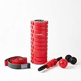 PICSIL Rodillo Masaje Muscular para Profundos, Set 5 en 1 de Rodillo de Espuma, Foam Roller de Hule para Masaje Muscular, Terapia de Relajación Profunda, Relajar Piernas y Partes Cuerpo Adoloridas