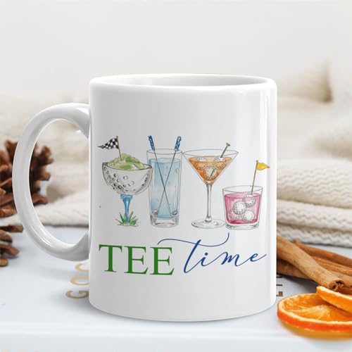 Taza de cerámica para cóctel Golf Martini 11 oz miniatura 4