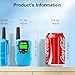 Walkie Talkies for Kids Toys for Boys Girls 4-6, 3 Miles Range Walkie Talkie to Camping, Outdoor 4 Year Old Girl Birthday Gifts for 3 4 5 6 7 Year Old Boy Girl Gifts Age 6-8 (Blue&Pink&Yellow)