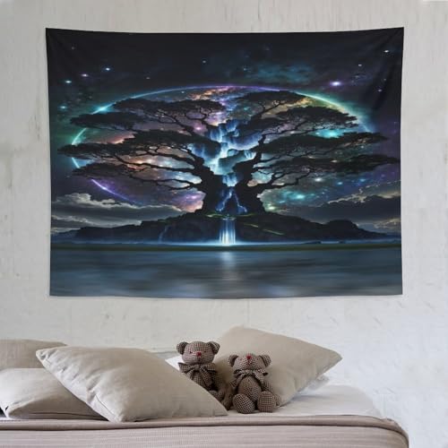 Arbre de vie tapisserie murale suspendue decoration interieure haut de gamme