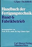 Handbuch der Fertigungstechnik, 6 Bde. in 10 Tl.-Bdn., Bd.6, Fabrikbetrieb: Band 6: Fabrikbetrieb
