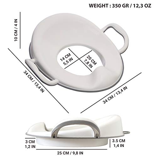 BISOO Toiletverkleiner voor Kinderen - WC-Bril Verkleiner - Toilettrainer - Toiletbril Verkleiner - Kinderen WC Adapter… - Afbeelding 5