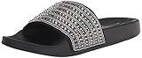 Skechers Damen Pop Ups-Rocker Glam Schiebe-Sandalen, schwarz, 39 EU