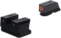 Vista 7 de Miras de noche TRUGLO Tritium Pro para pistolas, compatibles con miras compactas de pistolas CZ, con puntos blancos diurnos, puntos de tritio