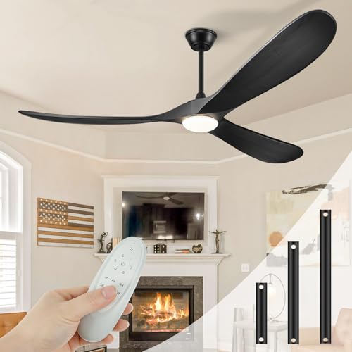 72-inch Outdoor Ceiling Fan with Lights and Remote