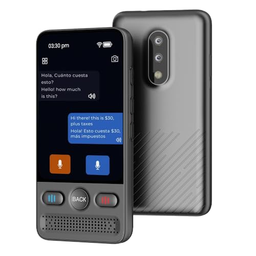 Language Translator Device, Voice/Text Bidirection Word Translator, 138 Languages Online/Offline Translator For business And Learning