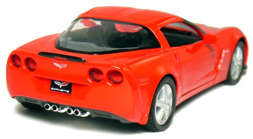 KiNSMART Corvette Z06 2007 Modelo a Escala 1:36 miniatura 3