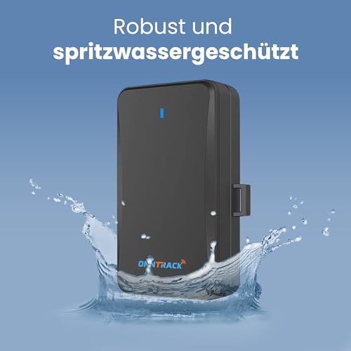 ONNTRACK Portable Pro+ GPS Tracker Auto – Eingebauter Tracker mit Echtzeit GPS Live Tracking, Ohne ABO, 90 Tage Akkulaufzeit, 4G LTE Peilsender mit App-Steuerung und Manipulationsalarm