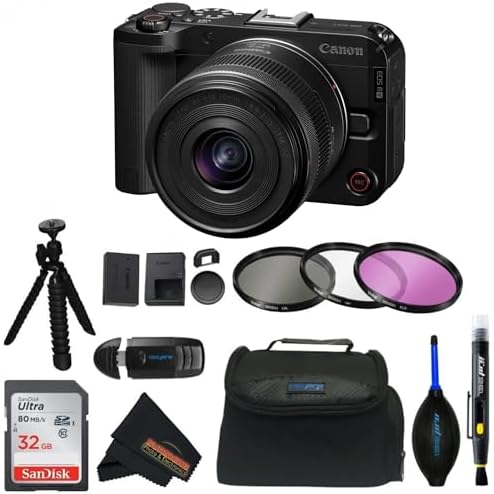 Canon EOS R50 V with RF-S14-30mm F4-6.3 is STM PTZ Lens with Sunshine Photo Advanced Bundle (Renewed) (Camera w/Lens + Sunshine Photo Advanced Bundle) image 5