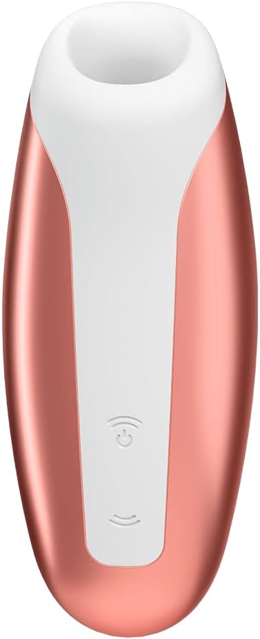 Satisfyer Love Breeze | Vibrating Suction Clitoral Stimulator | IPX7 Waterproof & Rechargeable | 11 Air-Pulse Programs | Body-Safe Silicone | Whisper-Quiet