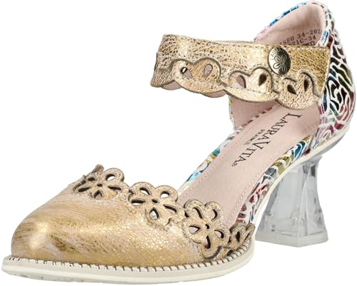 LAURA VITA Escarpins Femme Eloiseo 34, Pointure:39 EU, La Couleur:Or