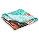 Disney Moana Überwurfdecke, Polyester, Mehrfarbig, 46 x 60