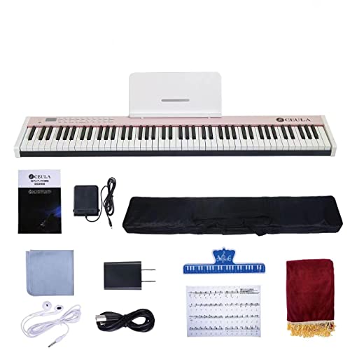 Amazon | CEULA 電子ピアノ 88鍵盤 キーボード 10mmストローク MIDI