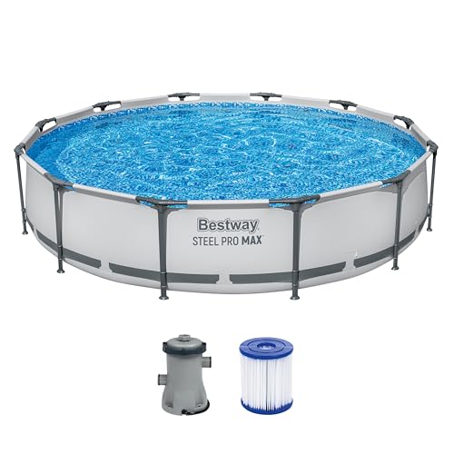 Bestway Steel Pro Max™ Frame Pool-Set, rund, mit Filterpumpe 366 x 76 cm
