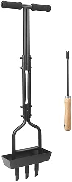 ripper, fertilizer, soil tiller, gardening tool, lawn puncher, manual yard aerator, lawn aerator, garden tool for lawn care, compressed soil