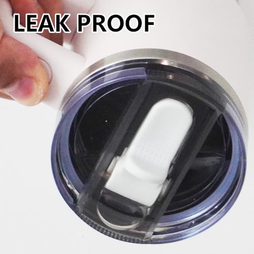 image for Dreamfocus 14 oz Leak Proof Flip Straw Lid Replacement for Stanley 14 