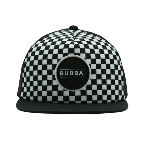 Image of Toddler Hat - Baseball Hat - Baby Bubba Trucker Cap - Infant Newborn Youth Flat Brim Patch Sun Hat for Summer Winter