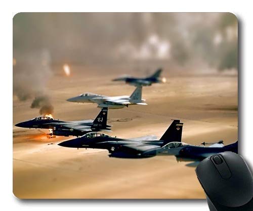 aircrafthd、大型ゲーミングマウスパッド、戦闘機の心臓、縫い目付きマウスパッド