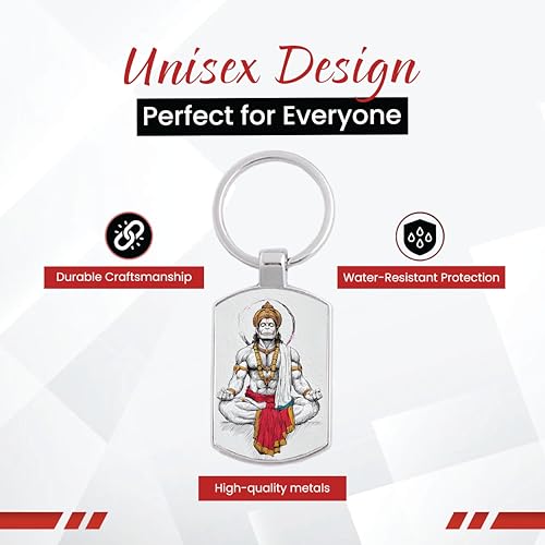 Image of Stylish Metal Keychains with Permanent Glossy Print - Inspirational Quotes & Spiritual Designs - Perfect Key chains for loved ones, Personal Use, Gifts & Return Gifts