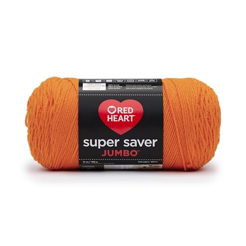 Image of Red Heart Super Saver Jumbo Yarn, Pumpkin