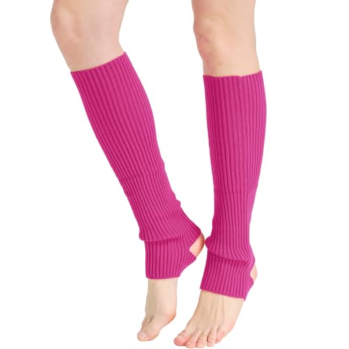 Image of Nanxson Knit Ribbed LegWarmer Women Knit Calf Accessories Leg Sleeves | Solid Neon Boot Socks,Y2K 80s Women's Lolita LegWarmer,Sports Party Yoga Dance Accessories,Winter Ankle Heap Kawaii Sock