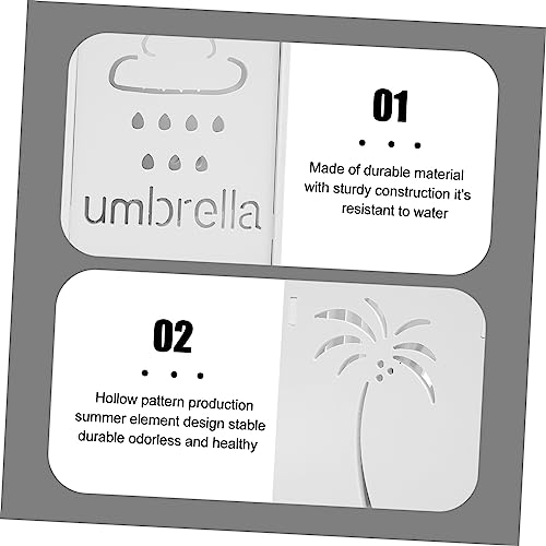 Support pour parapluies LABRIMP en PVC contre le sol humide