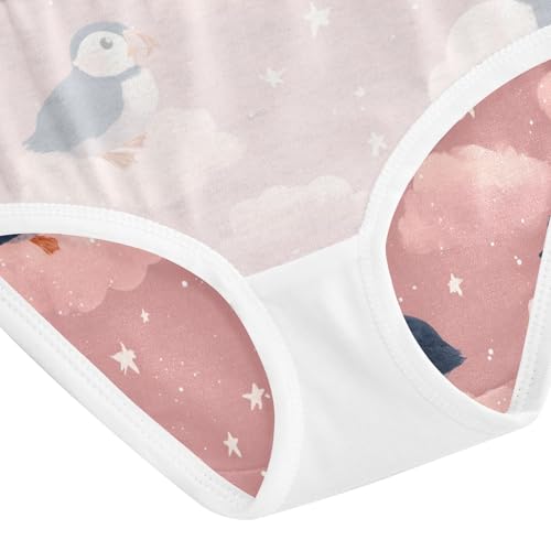Wusikd Seagulls Girls' Underwear Cotton Clouds Stars Girls Briefs Soft Toddler Underwear 2T 5