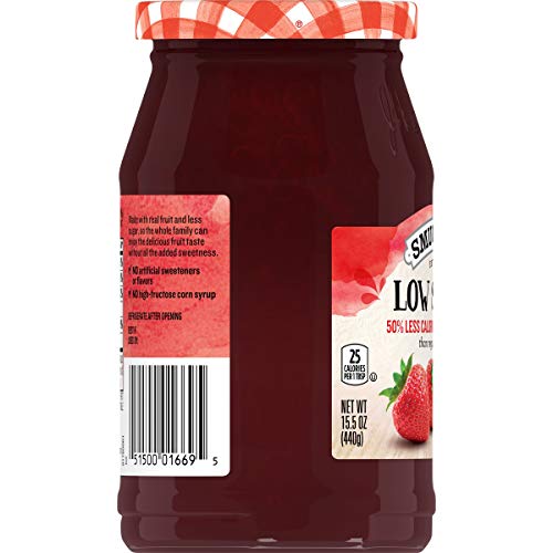 image for Smucker's Low Sugar Strawberry Reduced Sugar Preserves, 15.5 Ounces, 1