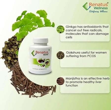 Image of Nutrition Nova Capsule 120 Ayurvedic Nova Original 120 Capsule with 12 Natural Ingredients (1)