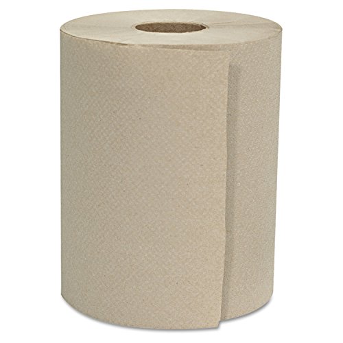 Hardwound Roll Towels, 1-Ply, Natural, 8