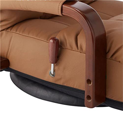 SUYHKO Home Work Chair Living Room Furniture Modern Leather Chaise Lounge Chair Swivel Recliner Chair with 360 Degree Rotation - Image 6