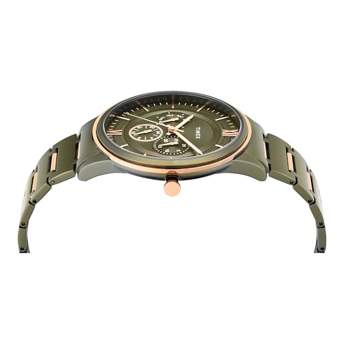 Image of TIMEX Analog Watch for Man with Round Dial & Water Resistant Men's Wrist Watches
