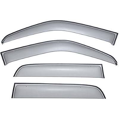 WellVisors Window Visors Wind Deflectors Compatible with Honda 1997-2001 CRV Series Premium Series Rain Guards 3-847HD011
