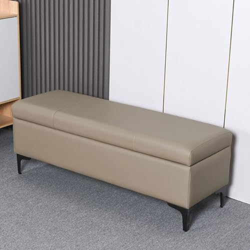 Grand espace de rangement pour le salon avec banc rembourré PU