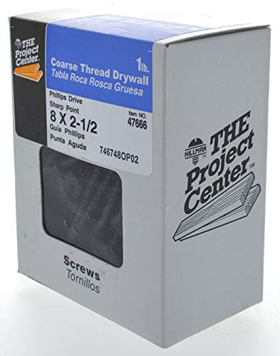 Coarse Thread Drywall Screw #8 x 2-1/2", Black Phosphate, 2.5 inches - Image 3