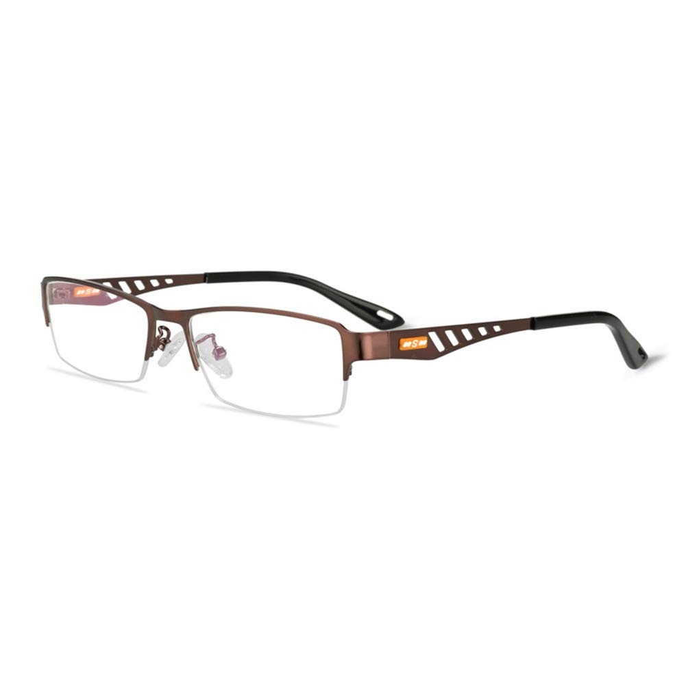 New Herren Smart Lesebrillen photochrome Outdoor-Sonnenbrillen, hochauflösende asphärische Harzlinse UV Schutzvergrößerung +0.25 bis +3.0,Braun,+0.5