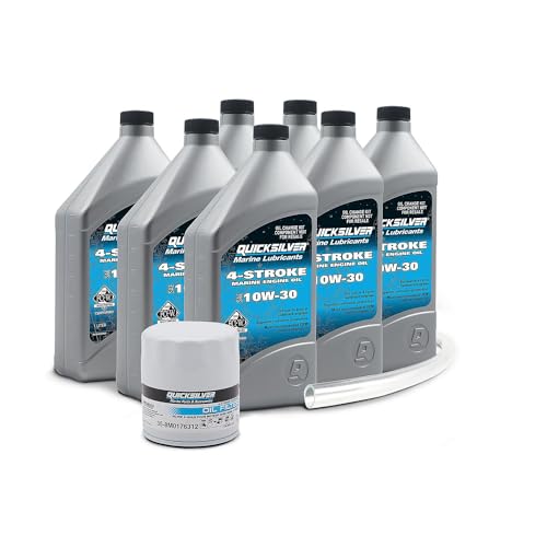 Quicksilver 10W-30 Oil Change Kit for 175-300hp...