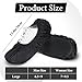 EupHHonycs 2 Pcs Bowling Shoe Covers, Black Shoe Covers Shoe Protector Covers Anti Slip Shoe Covers Polyester Shoe Accessories for Bowling Shoe Game Sports Supplies