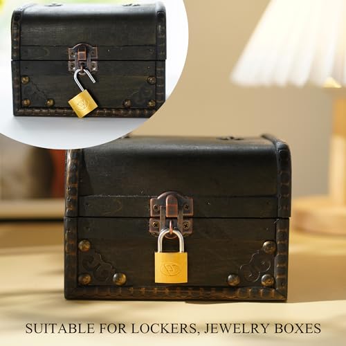 12 Packs Mini Luggage Locks with Keys Small Keyed Padlock for Locker,Suitcase,Gym,Travel Bag,Outdoors Backpack,Small Locks for Jewerly Box4