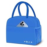 KUBYA Lunch Bag Lunch Box for Women Men Insulated Reusable Lunch Box for Adult Lunch Tote Bag Lunch Container for Office Work Picnic Beach or Travel（royal blue）