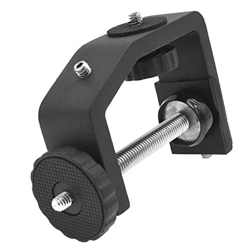Image of Large Size Metal Heavy Duty Photo Studio Light Stand C Clamp U Clip Bracket Large Size with 1 /4 inch Srew