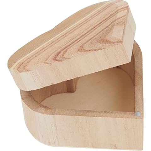Caja de madera VBS "Corazón", madera en bruto Cover