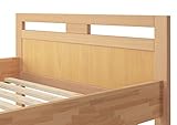 seniorenbett 90x200 kiefer Buche natur klar lackiert Erst-Holz® Massivholz Seniorenbett Buche Natur 120x200 Einzelbett Hohes Bett mit Rollrost 60.74-12