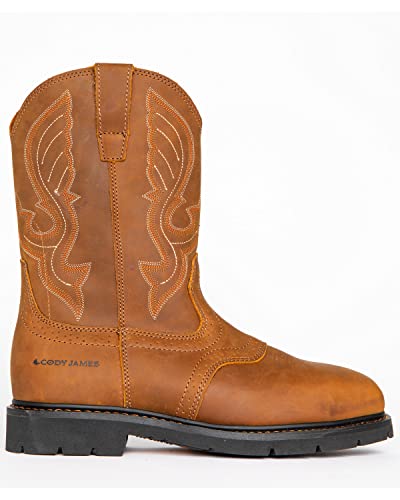 Cody James Men's 11" Mustang Western Work Boot Composite Toe - C9pr82
