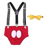 YiZYiF Baby Boys Adjustable Y Back Elastic Strong Clip Suspenders Cake Smash Outfits First Birthday
