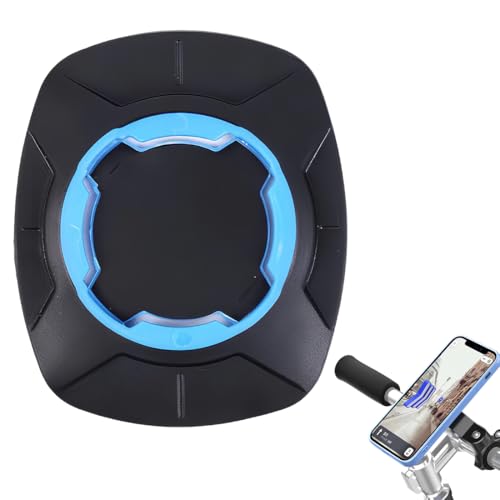 YOFDAL Adaptateur universel compatible avec Quad Lock – pour Smartphone Moto Vélo Voiture et Accessoires Résistant et Sécurisé pour Coque Quad Lock(bleu)