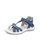  Superfit Mädchen RAINBOW Riemchensandalen, (Blau 81), 36 EU