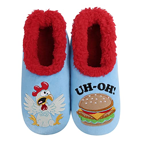 Image of Snoozies Slipper Socks -Funny Quote House Slippers for Women, Non-Slip Fuzzy