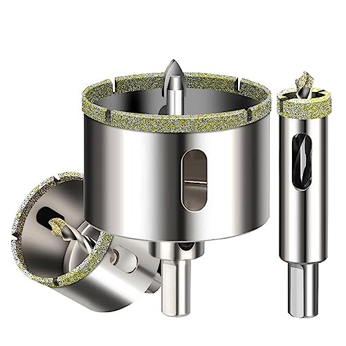 16-100mm Hole Saw Core Drill Bit Opener Cutting Tools for Ceramic Glass with Drill Bit 1Pcs (Size : 30mm)